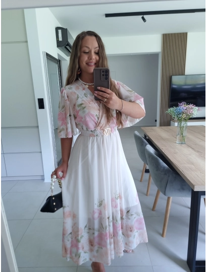 Sukienka RENEE M L XL XXL w kwiaty