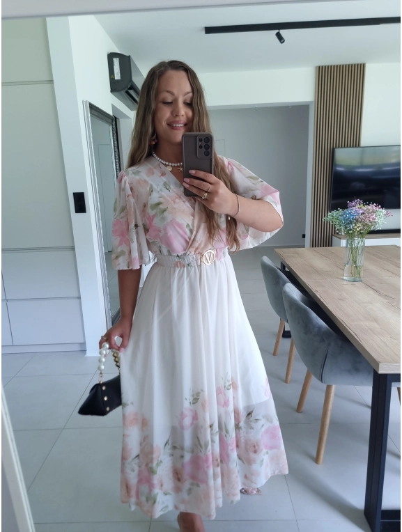 Sukienka RENEE M L XL XXL w kwiaty