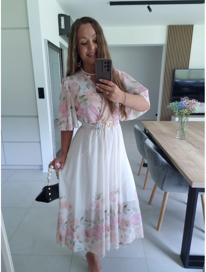 Sukienka RENEE M L XL XXL w kwiaty
