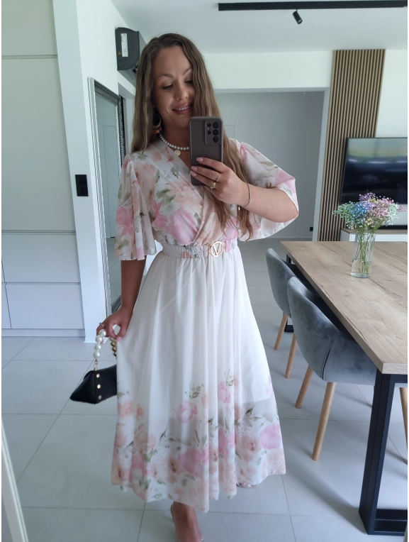 Sukienka RENEE M L XL XXL w kwiaty