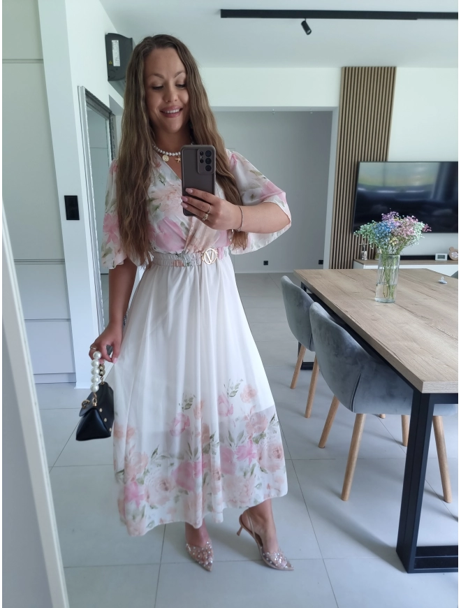 Sukienka RENEE M L XL XXL w kwiaty