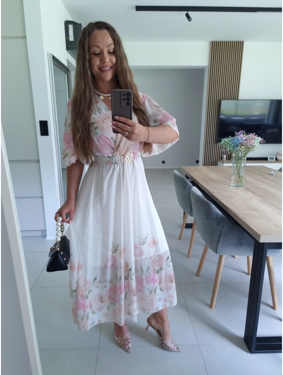 Sukienka RENEE M L XL XXL w kwiaty