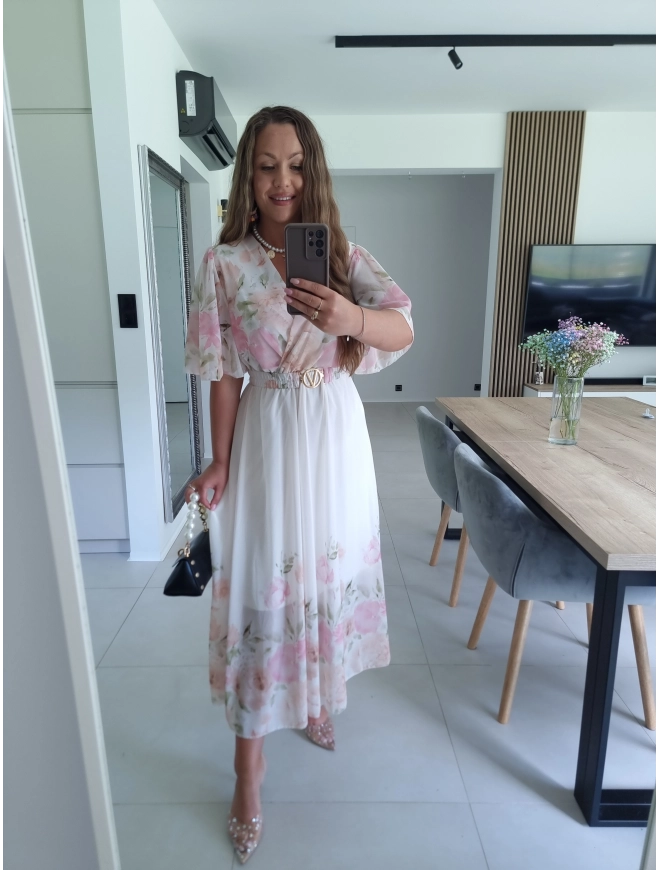 Sukienka RENEE M L XL XXL w kwiaty