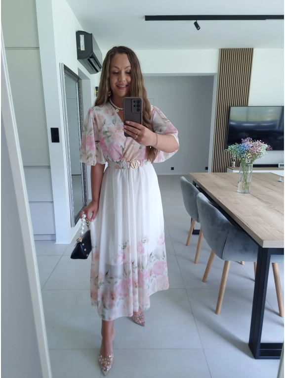 Sukienka RENEE M L XL XXL w kwiaty