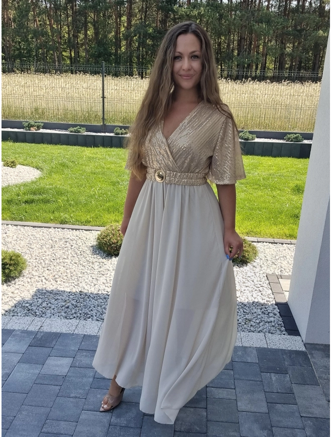 Sukienka MAXI cekiny 40-46