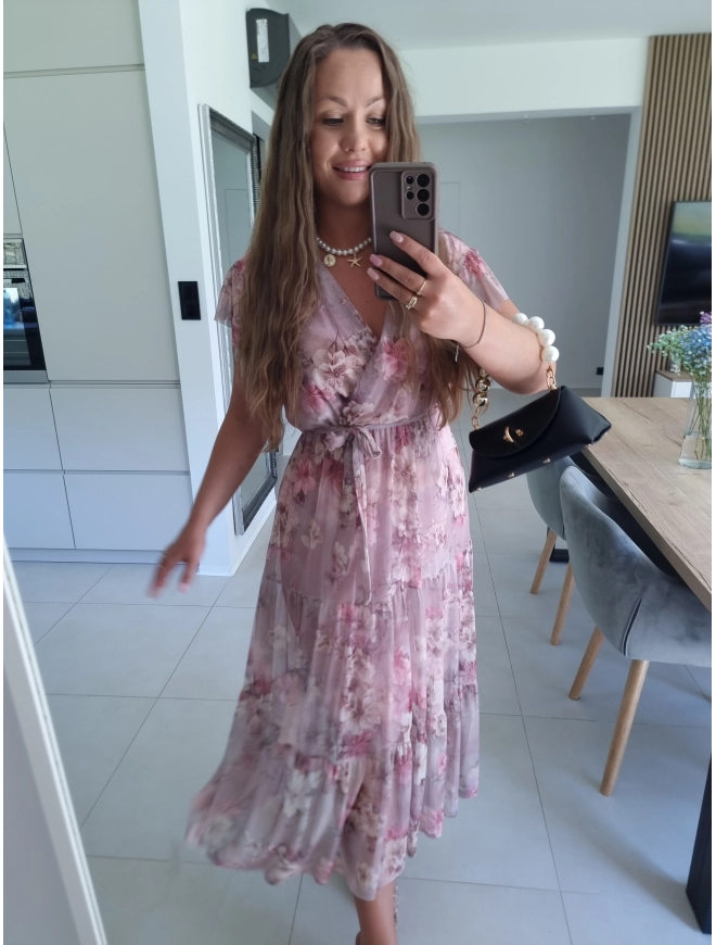 Sukienka siateczkowa CAMILLA MAXI