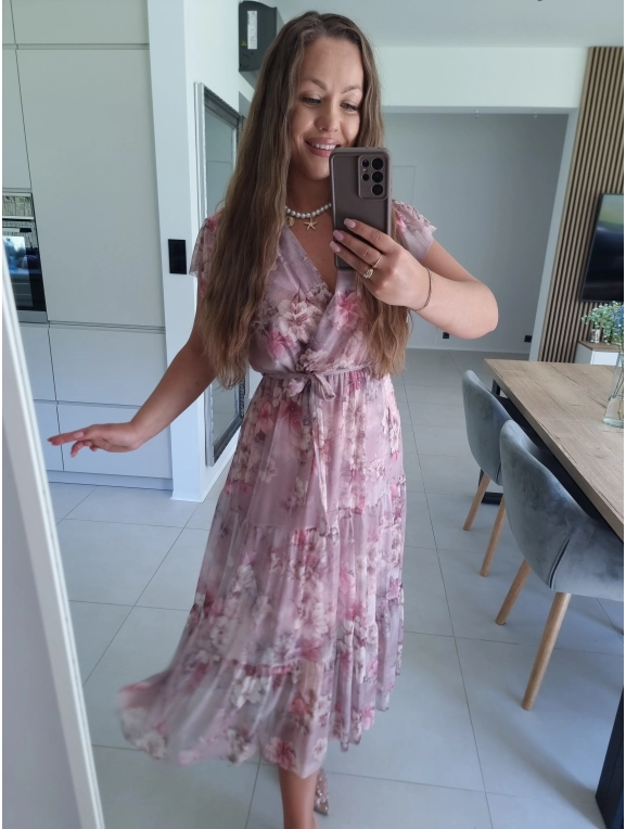 Sukienka siateczkowa CAMILLA MAXI