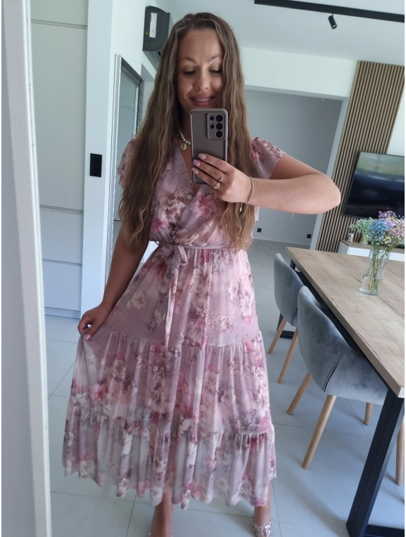 Sukienka siateczkowa CAMILLA MAXI