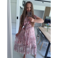 Sukienka siateczkowa CAMILLA MAXI