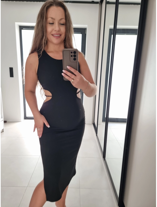 Sukienka GEORGINA czarna