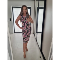 Sukienka GEORGINA kwiaty