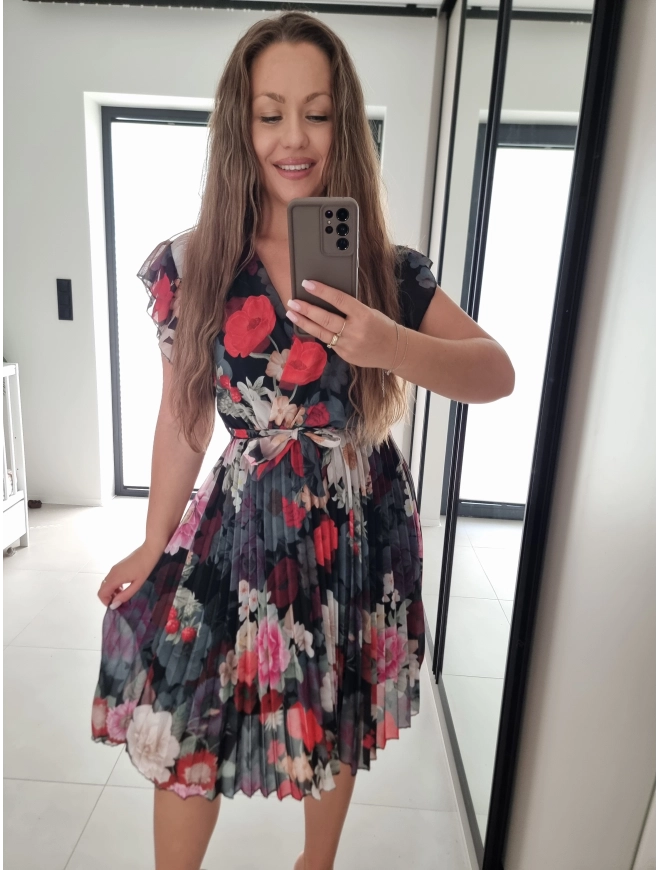 Sukienka plisowana NINA M  L XL XXL