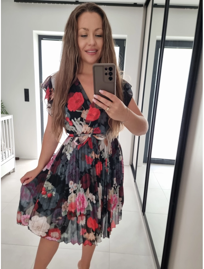 Sukienka plisowana NINA M  L XL XXL