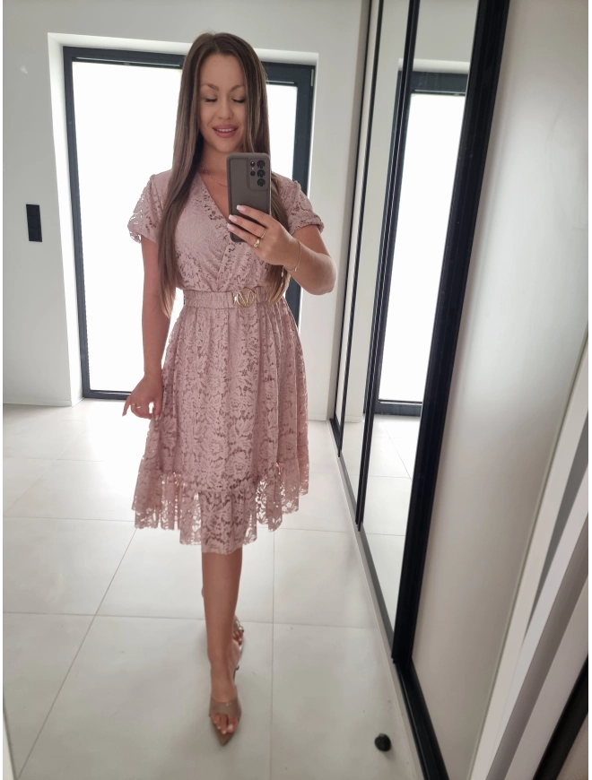 Sukienka SOPHIA róż L XL XXL