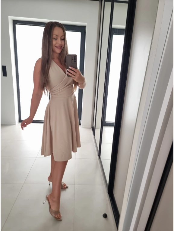 Sukienka PRETTY L XL BEŻ
