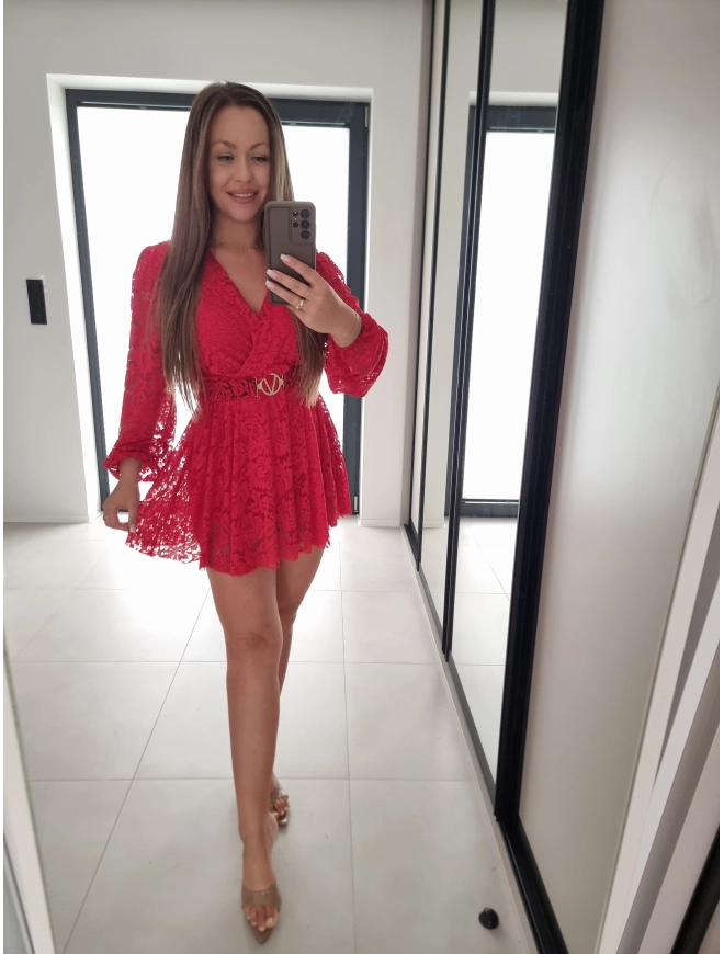 Sukienko kombinezon CLEO ZE SPODENKAMI