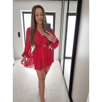 Sukienko kombinezon CLEO ZE SPODENKAMI