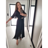 Sukienka SELENA MAXI czarna
