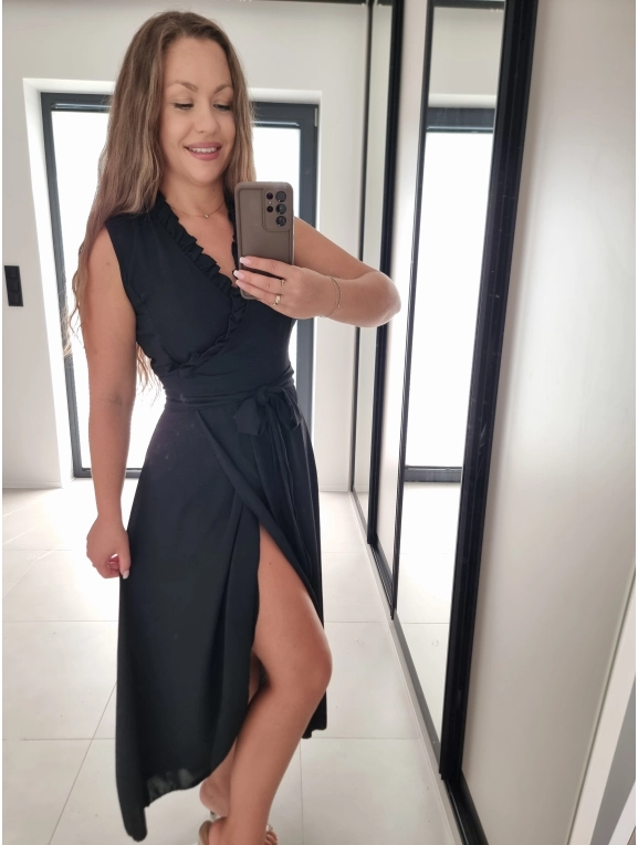 Sukienka ARIA black S M L XL szlafrok