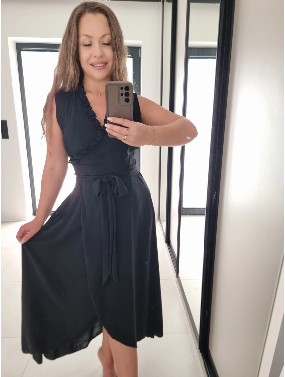 Sukienka ARIA black S M L XL szlafrok
