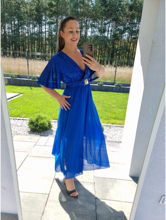 Sukienka SELENA MAXI chaber