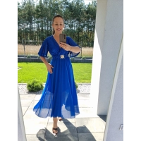 Sukienka SELENA MAXI chaber