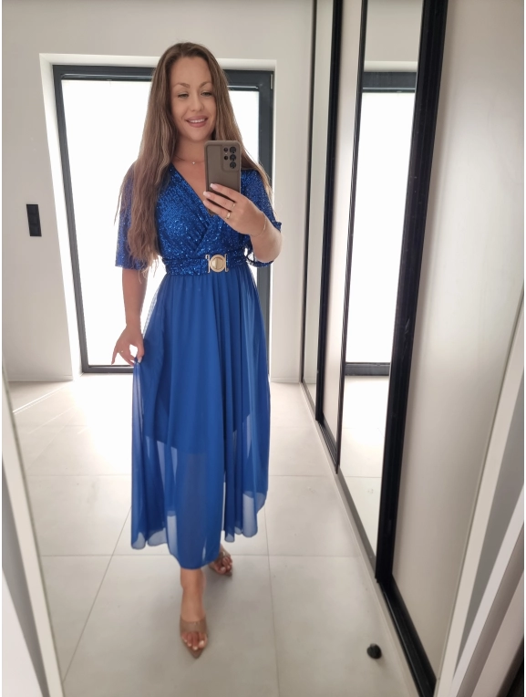Sukienka SELENA MAXI chaber