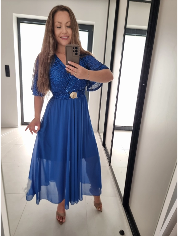 Sukienka SELENA MAXI chaber