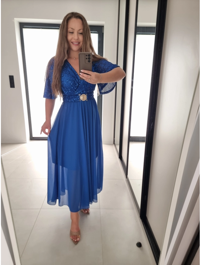 Sukienka SELENA MAXI chaber