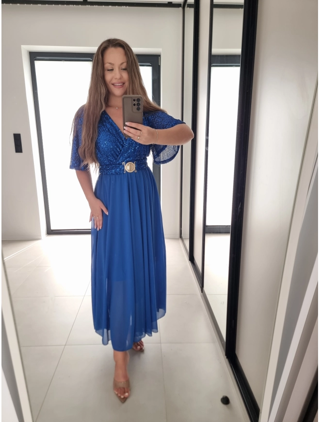 Sukienka SELENA MAXI chaber