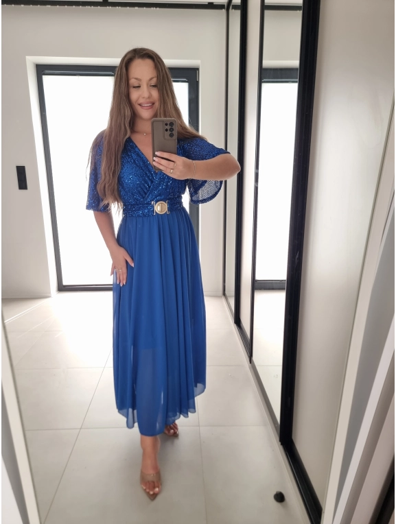 Sukienka SELENA MAXI chaber
