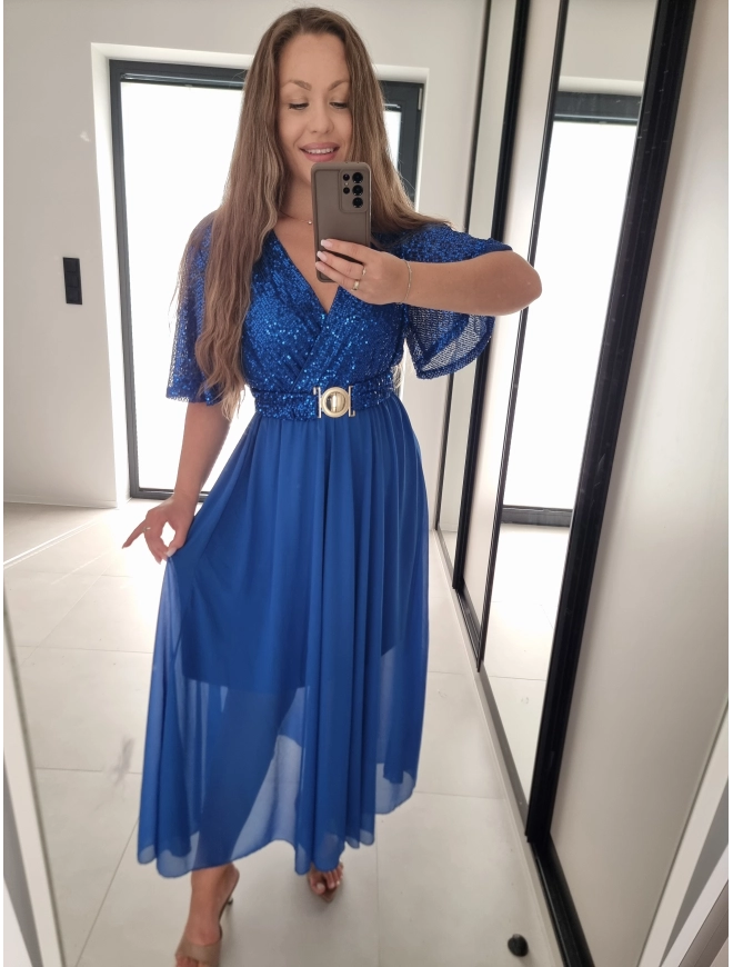 Sukienka SELENA MAXI chaber