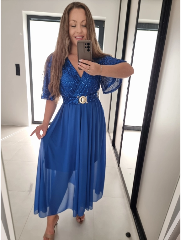 Sukienka SELENA MAXI chaber