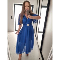Sukienka SELENA MAXI chaber