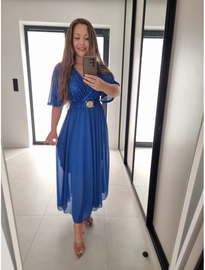 Sukienka SELENA MAXI chaber