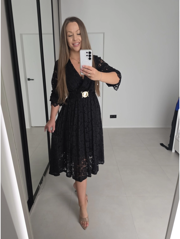 Sukienka RENEE koronka l XL XXL