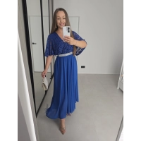 Sukienka ELISABETH M L XL XXL  koronka z paskiem