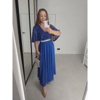 Sukienka ELISABETH M L XL XXL  koronka z paskiem