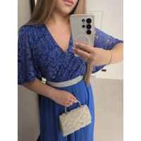 Sukienka ELISABETH M L XL XXL  koronka z paskiem