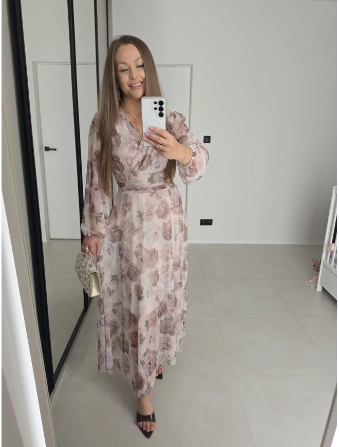 Sukienka CLAUDIA siateczkowa 01