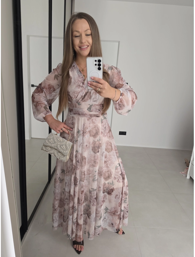 Sukienka CLAUDIA siateczkowa 01