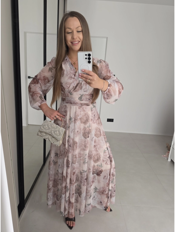 Sukienka CLAUDIA siateczkowa 01