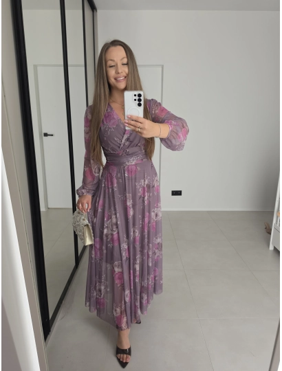 Sukienka CLAUDIA siateczkowa 02