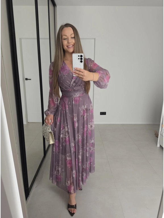Sukienka CLAUDIA siateczkowa 02