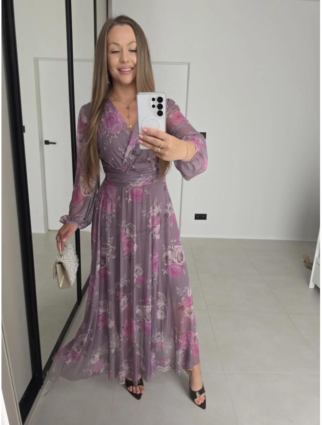 Sukienka CLAUDIA siateczkowa 02