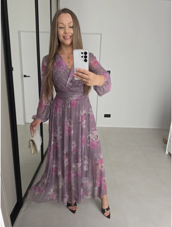 Sukienka CLAUDIA siateczkowa 02