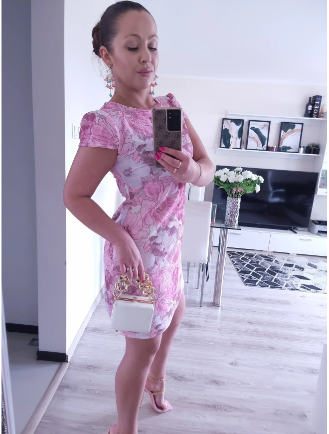 Sukienka KRISTIN elegancka prosta 03